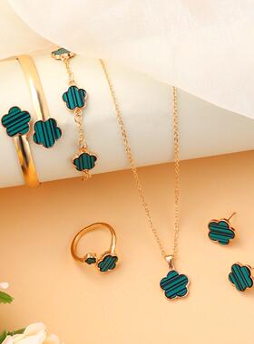 Bracelet necklace ring earrings set accessories手镯手炼饰品