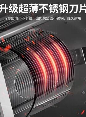 切肉机商用切片切丝肉片全自动肉片切片机不锈钢小型家用切肉机
