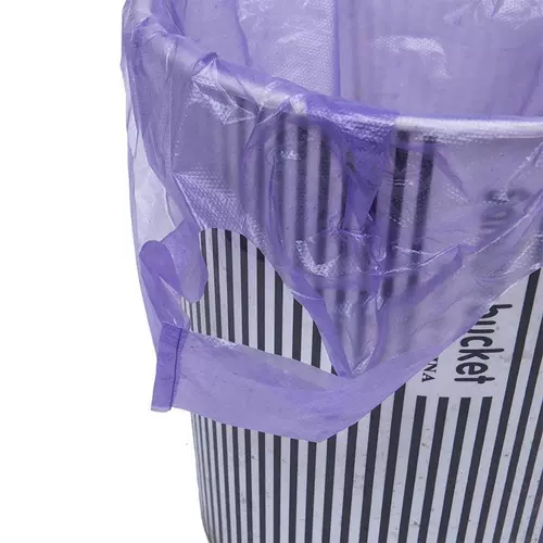 Жилет, портативный черный красный белый сиреневый пластиковый мусорный мешок для домашнего использования, увеличенная толщина