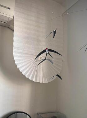 空调管子装饰遮挡美化空中燕子平衡吊饰手工diy材料包百褶叶窗帘.