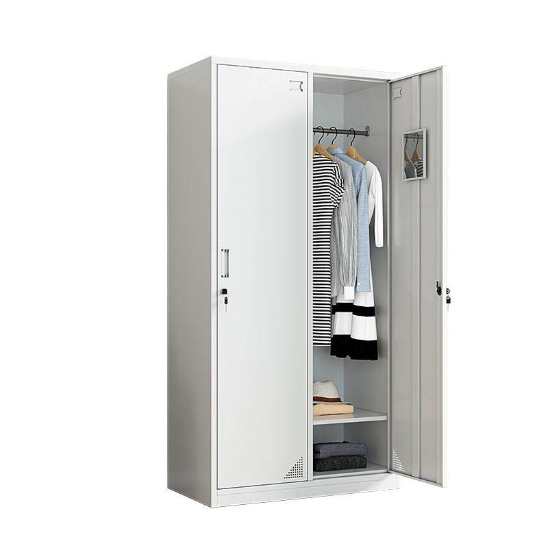 钢制二门更衣柜学校宿舍挂衣柜带锁存包储物柜办公室多门换衣柜子,淘宝优惠券,粉丝福利购,淘宝优惠卷