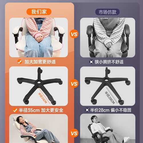 电脑舒适大学生人体工学电椅子椅家用办公椅座椅竞沙发椅久坐宿舍 - 图1