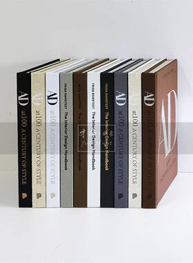 布面质感AD艺术装饰真书样板间样品屋展示中心侘寂风黑白英文软装