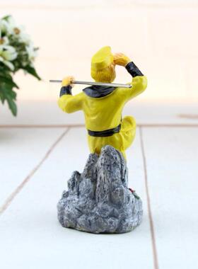 新款直销西游记齐天大圣孙猴子造型摆件 金箍棒树脂工艺品 创意学