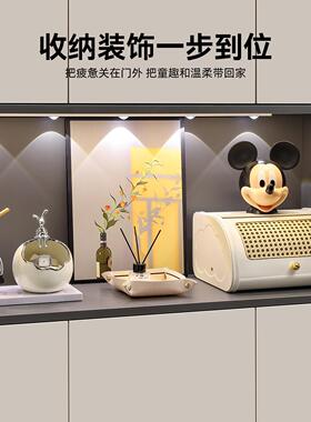 玄关钥匙收纳摆件轻奢高档置物架进门口现代简约客厅家居布置好物