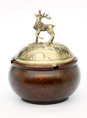 博家喜烟灰缸客厅茶台茶881具配件摆茶设桌件用办公室摆创意个性