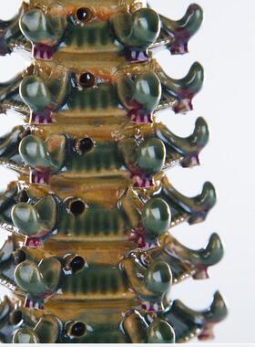 送礼小号宝塔桌面摆件书房桌摆件九层宝塔全瓷陶瓷装饰品景德镇