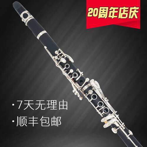 正品YOUNG阳歌单簧管黑包管降b调乐YCL-1器6学生成人初考级学演奏 - 图0