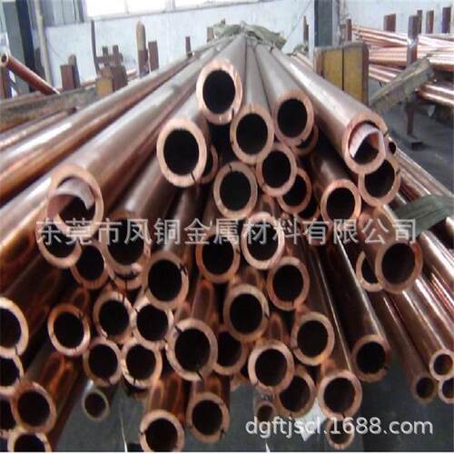 薄壁厚壁毛细T2紫铜管大口径红铜管 c1100紫铜盘管方管切割加工 - 图2
