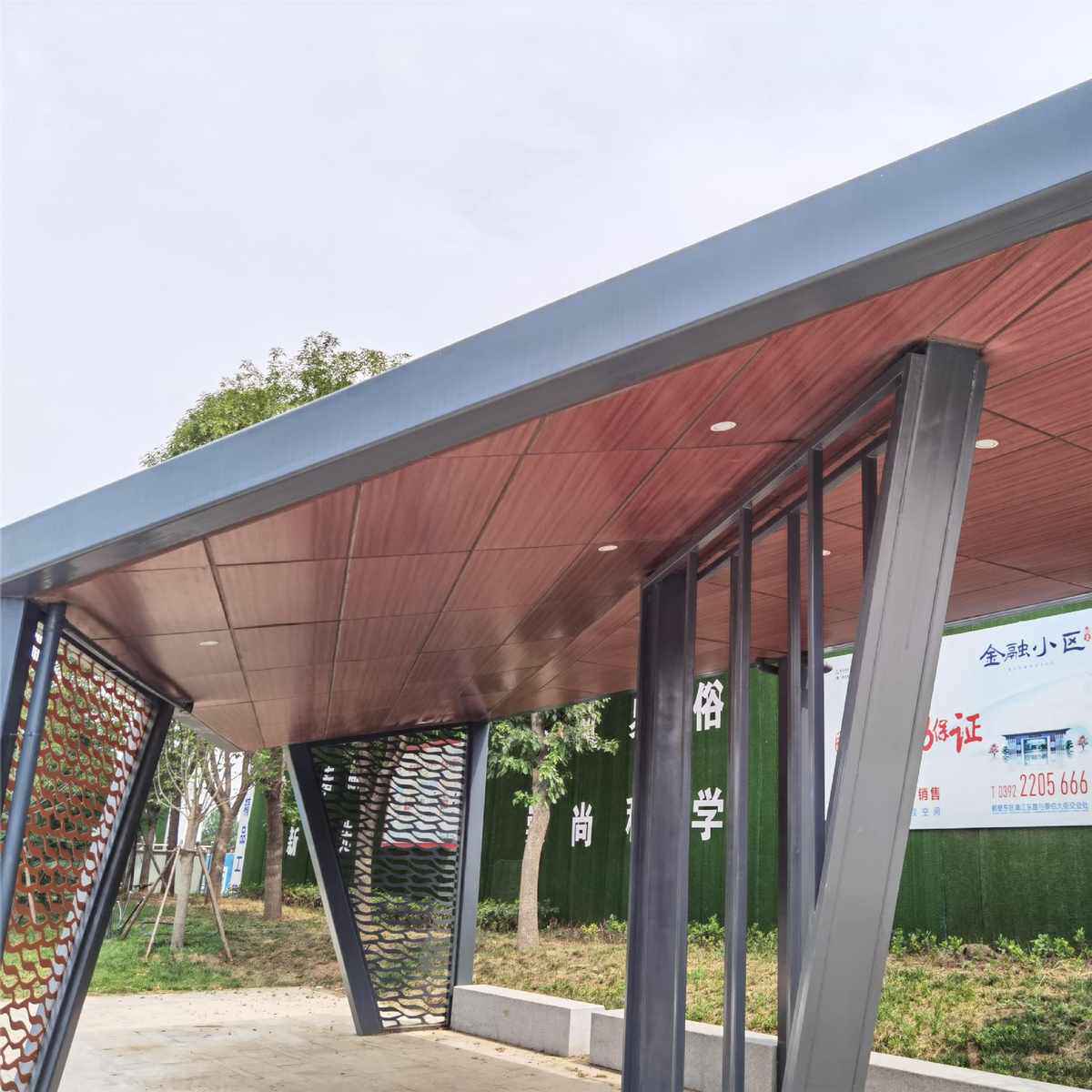 氟碳铝单板门头雨棚外墙廊架造型冲孔铝板仿木纹仿石材源头厂家,淘宝优惠券,粉丝福利购,淘宝优惠卷