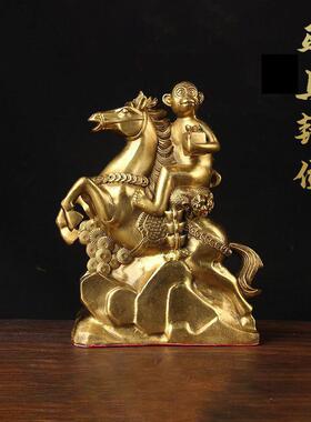 官印铜马上封侯摆件 铜马上封侯摆件