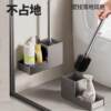 Toilet brush household no blind spots no punching toilet brush bathroom bathroom toilet cleaning toilet brush head