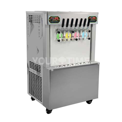 7口味软冰淇淋机冰激凌机带预冷全自动雪糕机icecreammachine - 图3