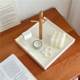 Nordic porch round storage tray desktop key jewelry rack storage tray living room coffee table storage box