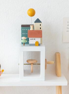 阿楹 可爱解压电视柜摆件卧室工位多巴胺小礼物女儿童房盲盒装饰