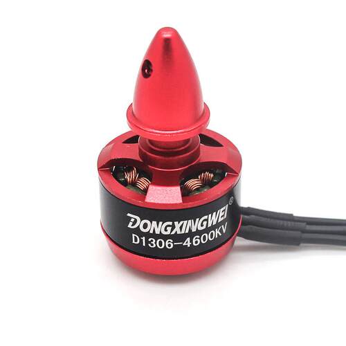 D1306KV4500/4600航模无刷电机小型su27迷你固定翼纸飞机动力遥控 - 图3
