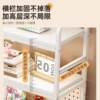 Desktop storage rack student desk storage with hole board bookshelf office workstation computer desk multi-layer shelf
