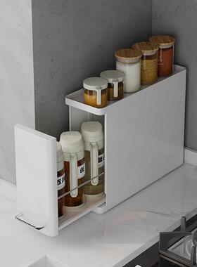 防尘厨房调料置物架桌面调味瓶架子抽屉式家用油盐酱醋用品收纳盒