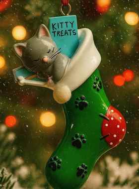 新款圣诞节姜饼人毛毡挂件圣诞袜圣诞树雪花圣诞装饰挂件挂饰