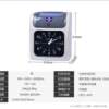 Aibo S-960P Attendance Machine Punch Card Machine Attendance Paper Card Punch Clock Attendance Machine Can Order English Version Attendance Card Clock