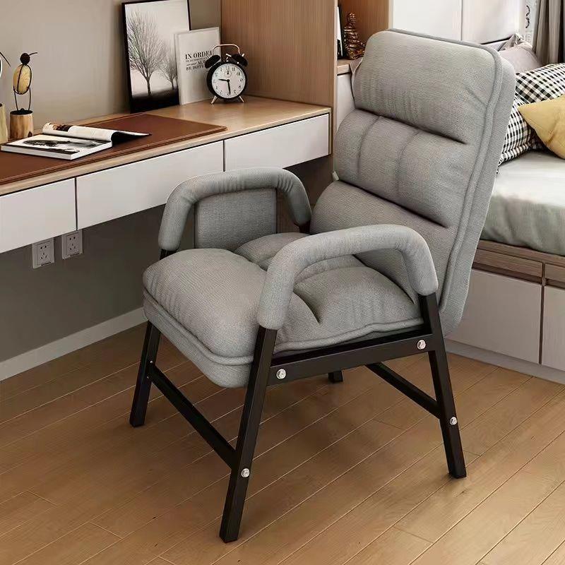 电脑家用懒人靠背椅可躺办公折闲休座YWS椅学生宿舍电竞椅叠椅书 - 图3