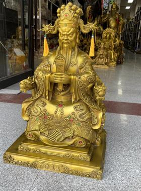 古韵斋 黄铜广济龙王摆件 铜龙伍爷 家居办公装饰礼品工艺品