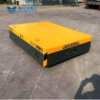 Parfit trackless flatbed truck 15 tons electric remote control truck rechargeable ladle transfer trolley