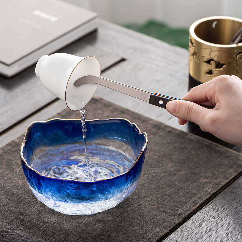 茶道六君子套装功夫茶具黄铜泡茶配件茶夹茶刀针养壶笔收纳筒,淘宝优惠券,粉丝福利购,淘宝优惠卷