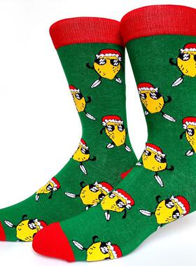 59 Style Men Christmas Socks Funny Xmas Santa Claus Tree Sno