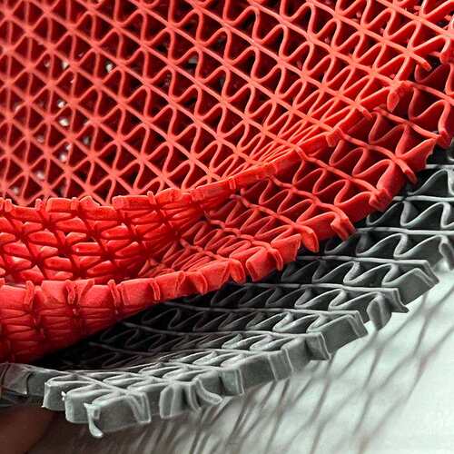 防滑垫大面积塑料pvc地毯户外浴室镂空防水网格s厨房卫生间室外地 - 图2