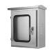Outdoor 304 stainless steel double door distribution box rainproof instrument monitoring distribution box charging control box visible