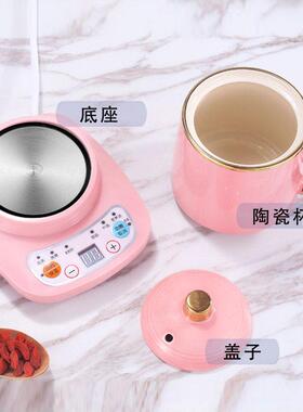 多功能养生杯办公室花茶杯迷你煲粥杯全自动电炖杯可携式电热煲汤