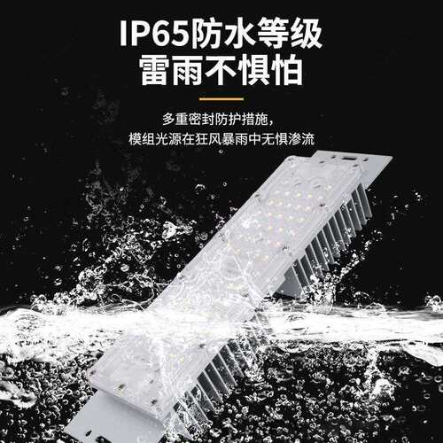 小区公园高杆玉兰景观led路灯7字灯芯板光源220V模组30瓦50W配件 - 图2