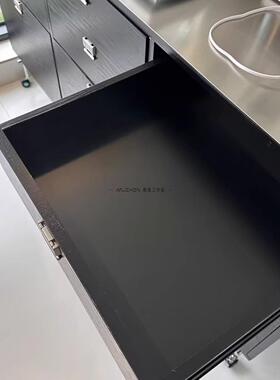 餐厅火锅自助调料台不锈钢台面商用餐具收纳储物柜移动餐边柜斗柜