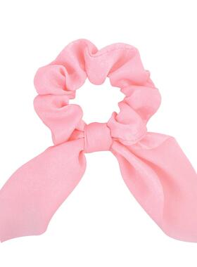 6.5Inch Candy Color For Women Hair Scrunchie Bows tail Hold
