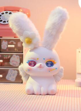 网红新款软萌萌中号搪胶钱罐创意可爱储蓄罐送朋友礼物厂家