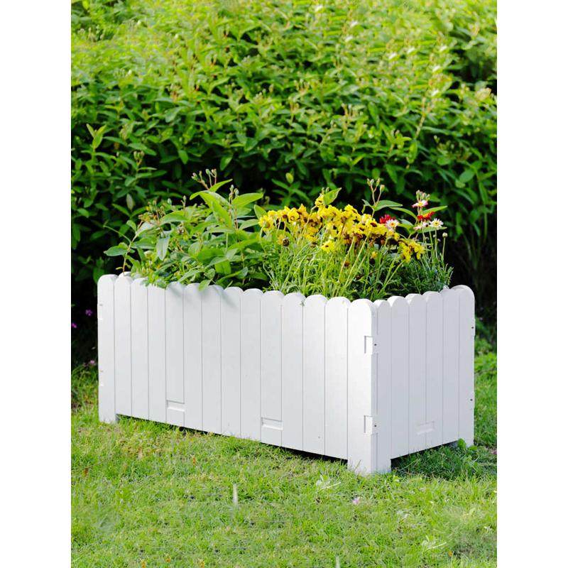 花箱户外庭院阳台种菜花盆塑胶防腐花槽特大长方形围栏种植箱,淘宝优惠券,粉丝福利购,淘宝优惠卷