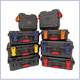 New black portable plastic tool box Car accessories storage box Electronic product protective box pp accessories