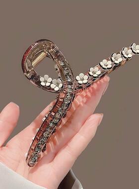 2025 Luxury Flower Large Shark Clips Hair Accessories