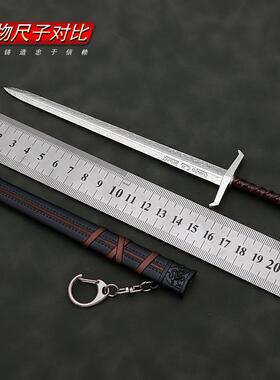 瑟王影M视周边武模型誓约胜利之器剑MY-带亚鞘22C武器模型工艺品