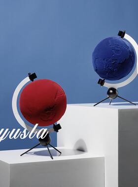 简轻奢售楼处书房球饰仪摆QYY件家地居客厅电视柜玄关柜极餐柜软