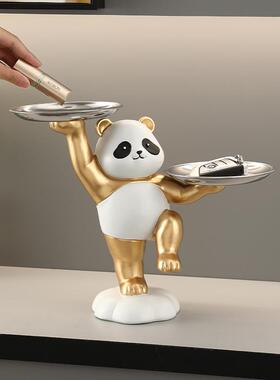 熊636猫匙花花钥纳玄关摆件家居装饰品入收户进门柜口鞋搬家乔迁