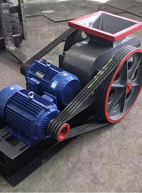 沈德建筑水泥对辊破碎机小型铝渣双辊式制砂机齿辊细破机器厂家