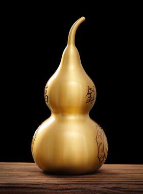 铜开口八卦葫芦开盖铜镇宅招财转运大小号挂件客厅办公室家居摆件