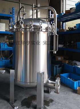 化工行业固液分离6袋式不锈钢袋式过滤器过滤精度50微米滤袋