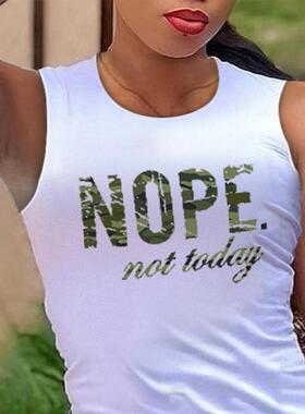 Women'S Summer Camo Set, - Tank & Short Pants Two-Piece,