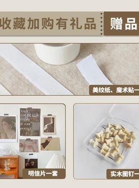 照片墙组合相框相片墙怀旧毛毡墙贴留言软木板壁贴店铺装饰