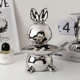 Nordic light luxury ceramic cute rabbit tray porch key storage ornament creative home living room soft decoration