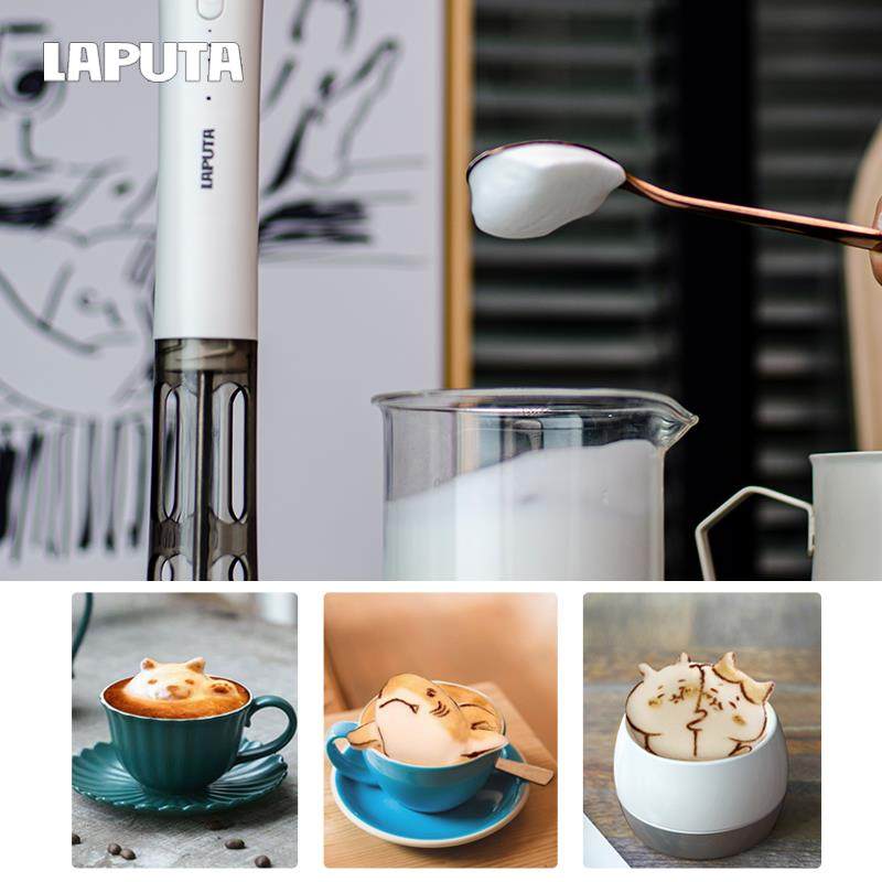 Laputa勒顿咖啡打奶泡器电动搅拌棒免手持牛奶打泡器冰拿铁打发器,淘宝优惠券,粉丝福利购,淘宝优惠卷