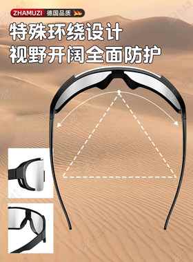 德国儿童防沙眼镜男童护目镜女童运动防紫外线大西北旅游穿搭装备